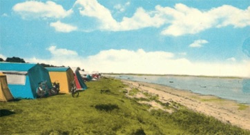VED STRANDEN - LYSTRUP STRAND, postkort, camping 1960erne.jpg VED STRANDEN - LYSTRUP STRAND, postkort, camping 1960erne.jpg